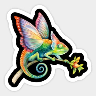 Funny Chameleon Sticker